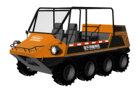 中小型水陸兩棲救援車（8×8，64KW，原地轉向）